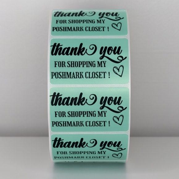 Thank You for Shopping My Poshmark Closet Stickers | THANK YOU STICKERS - Picture 5 of 11